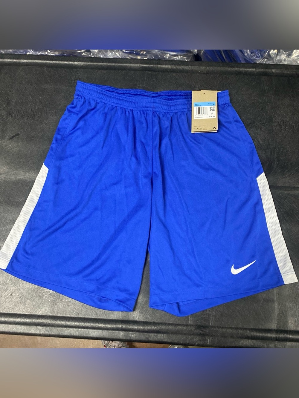 Nike Dri-FIT Men’s League Knit II Shorts Blue (BV6854-480) Athletic Medium NWT